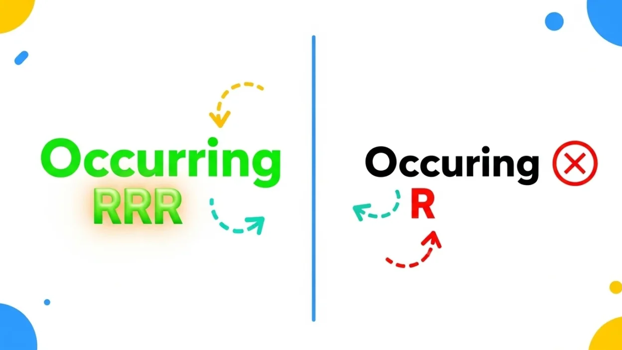 Occurring vs Occuring