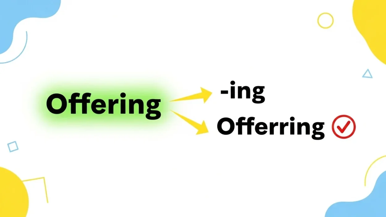 Offerring vs Offering