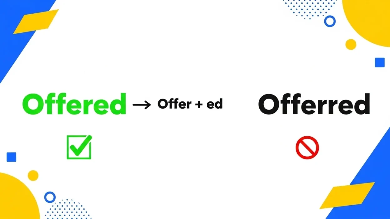Offerred vs Offered