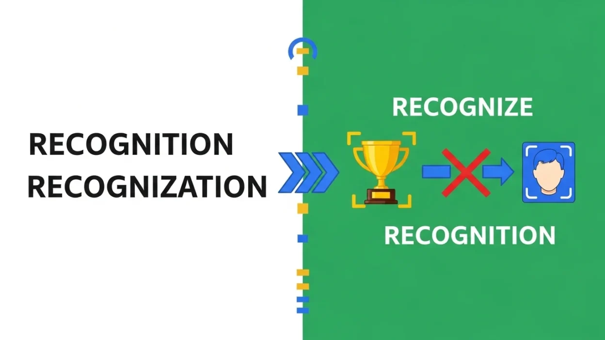 Recognization vs Recognition