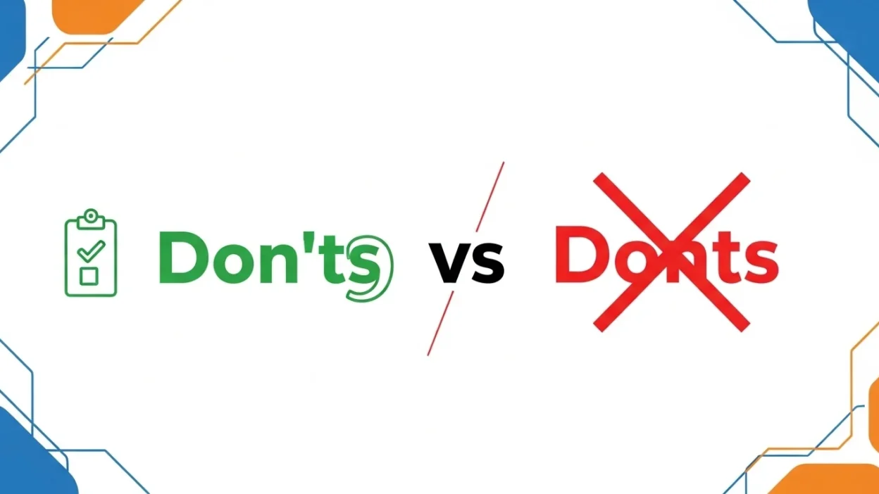 Donts or Don’ts