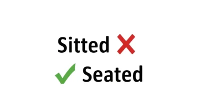 Sitted vs Seated