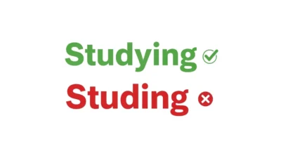 Studying vs Studing