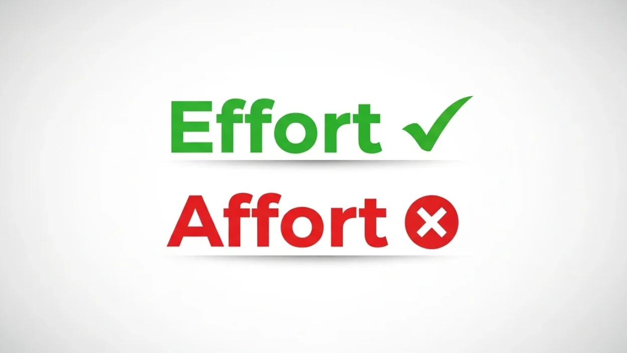 Effort vs Affort