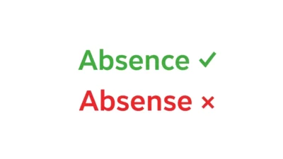 Absence vs Absense