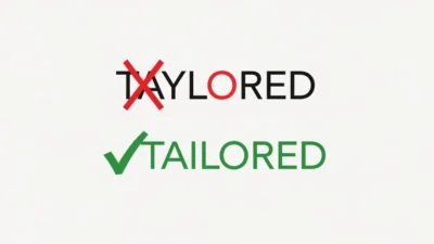 Taylored vs Tailored