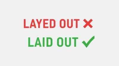 Layed Out vs Laid Out