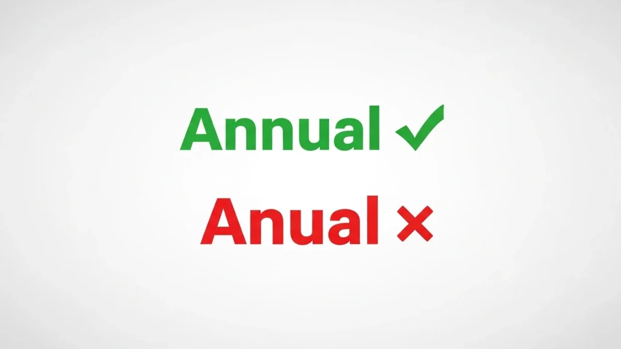 Annual vs Anual