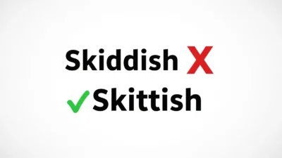 Skiddish vs Skittish