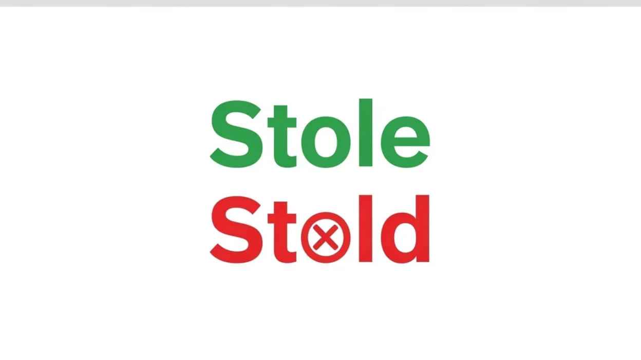Stole vs Stold