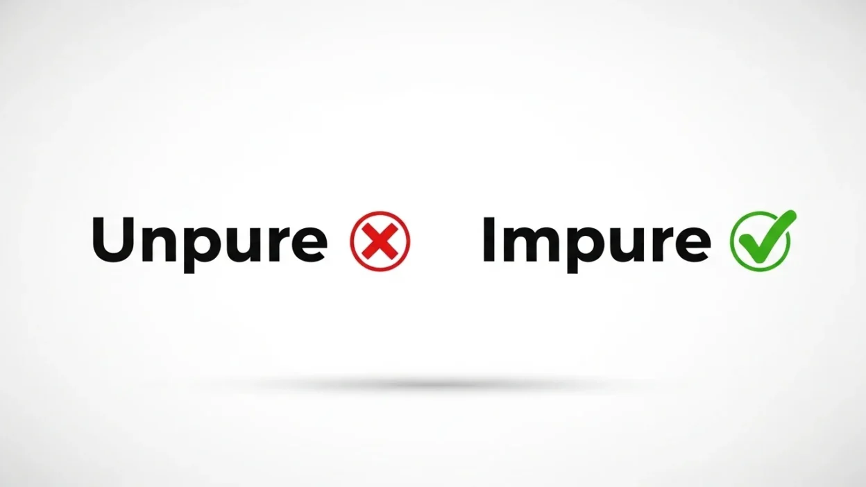 Unpure vs Impure