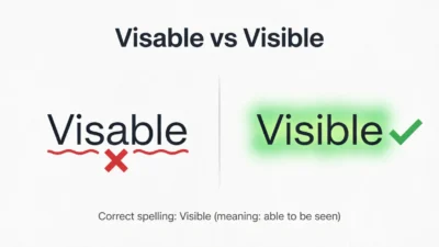 visable vs visible