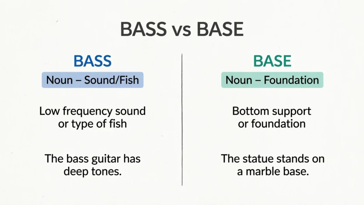 bass vs base