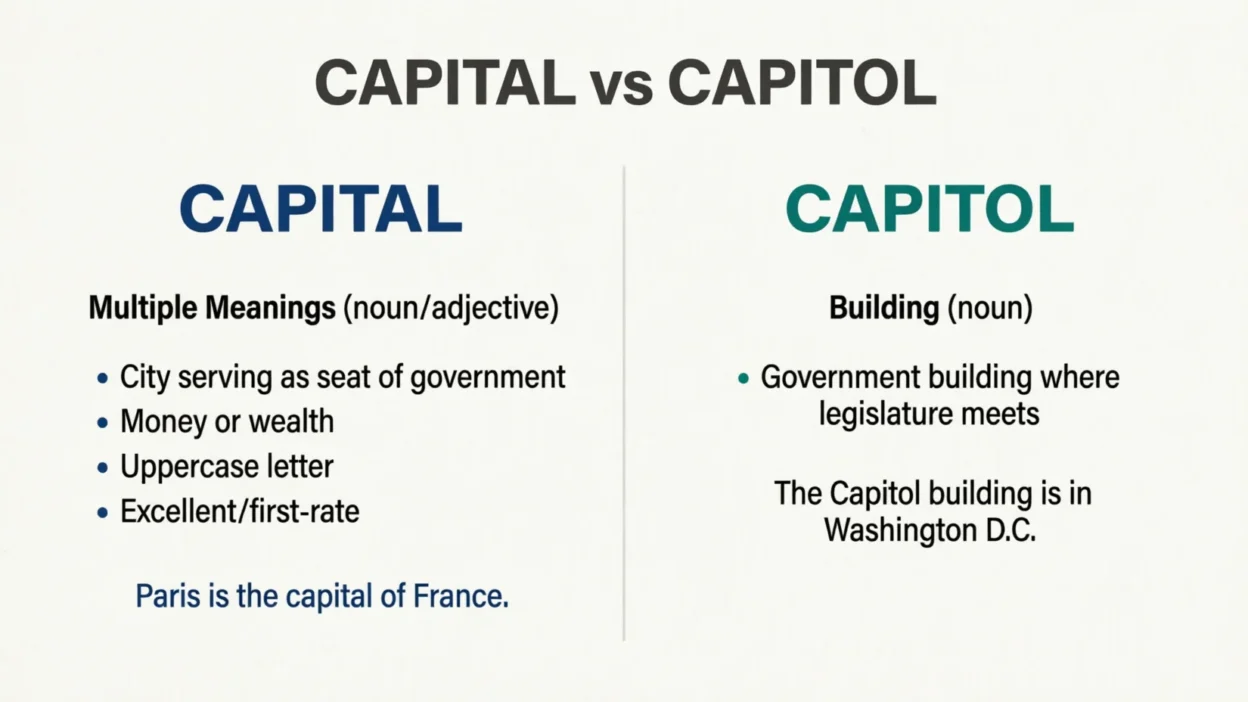 capital vs capitol