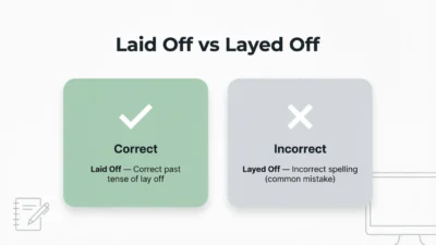 laid off vs layed off