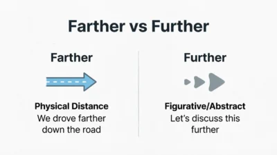 farther vs further