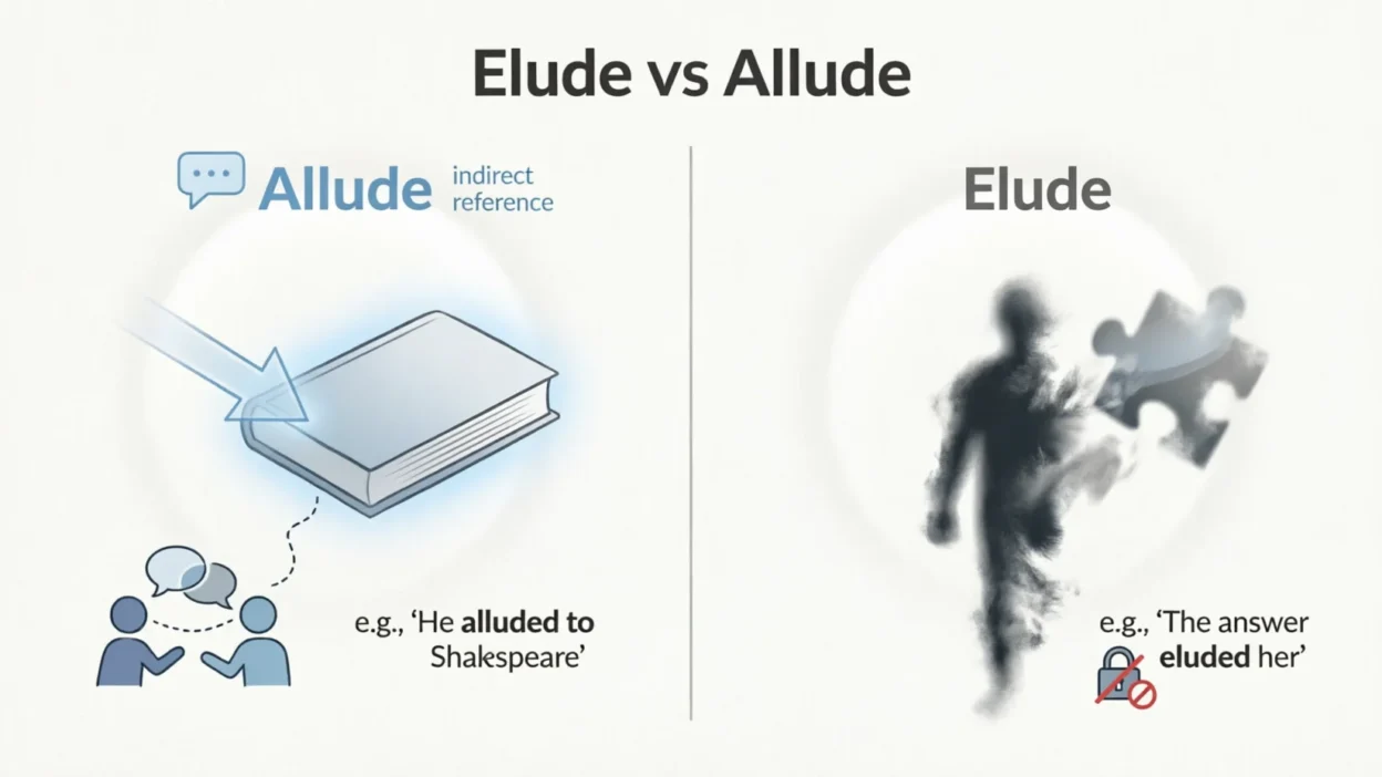Elude vs Allude