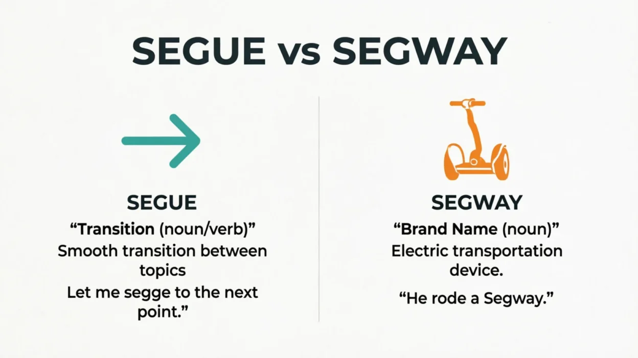 segway vs segue