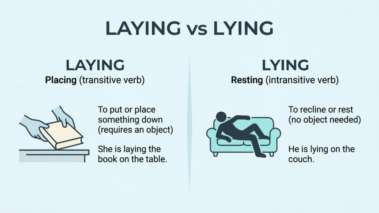 laying vs lying
