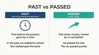 past vs passed