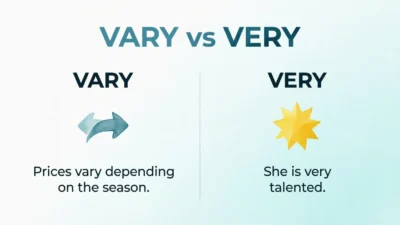vary vs very