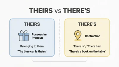 theirs vs theres