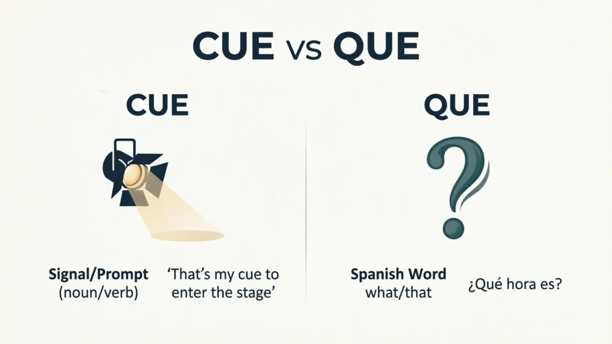 cue vs que