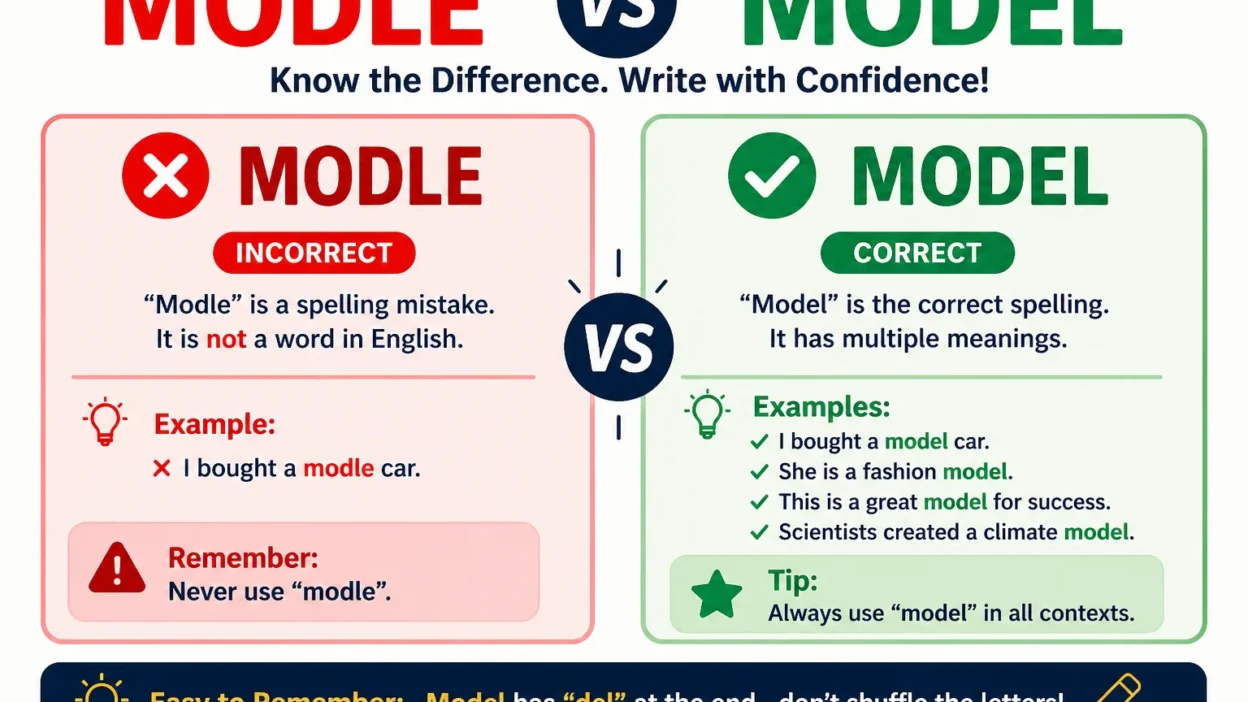 modle vs model