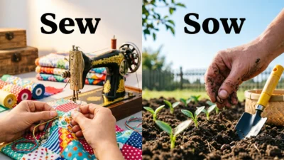 sew vs sow
