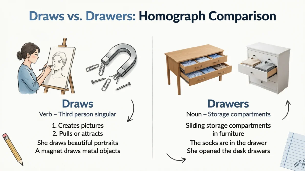 draws vs drawers