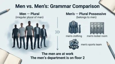 mens or men's