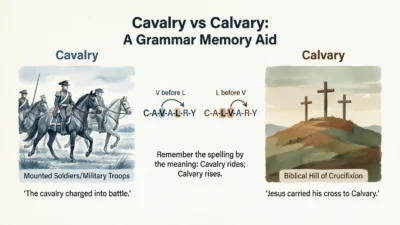 cavalry or calvary