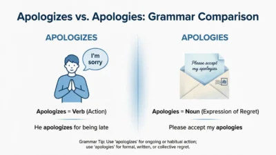 apologizes vs apologies