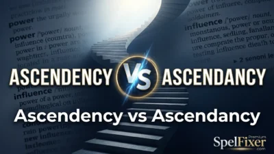 Ascendency vs Ascendancy