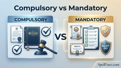 Compulsory vs Mandatory