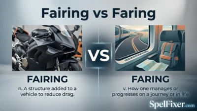 Fairing vs Faring