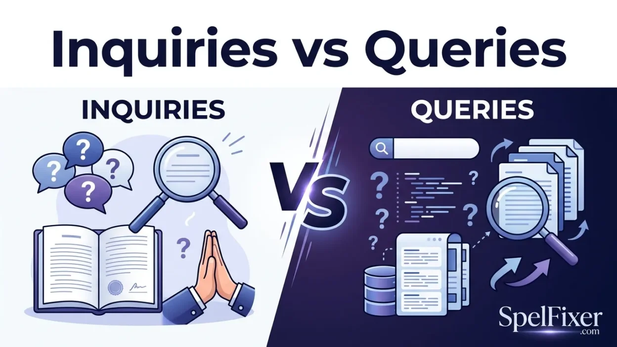 Inquiries vs Queries