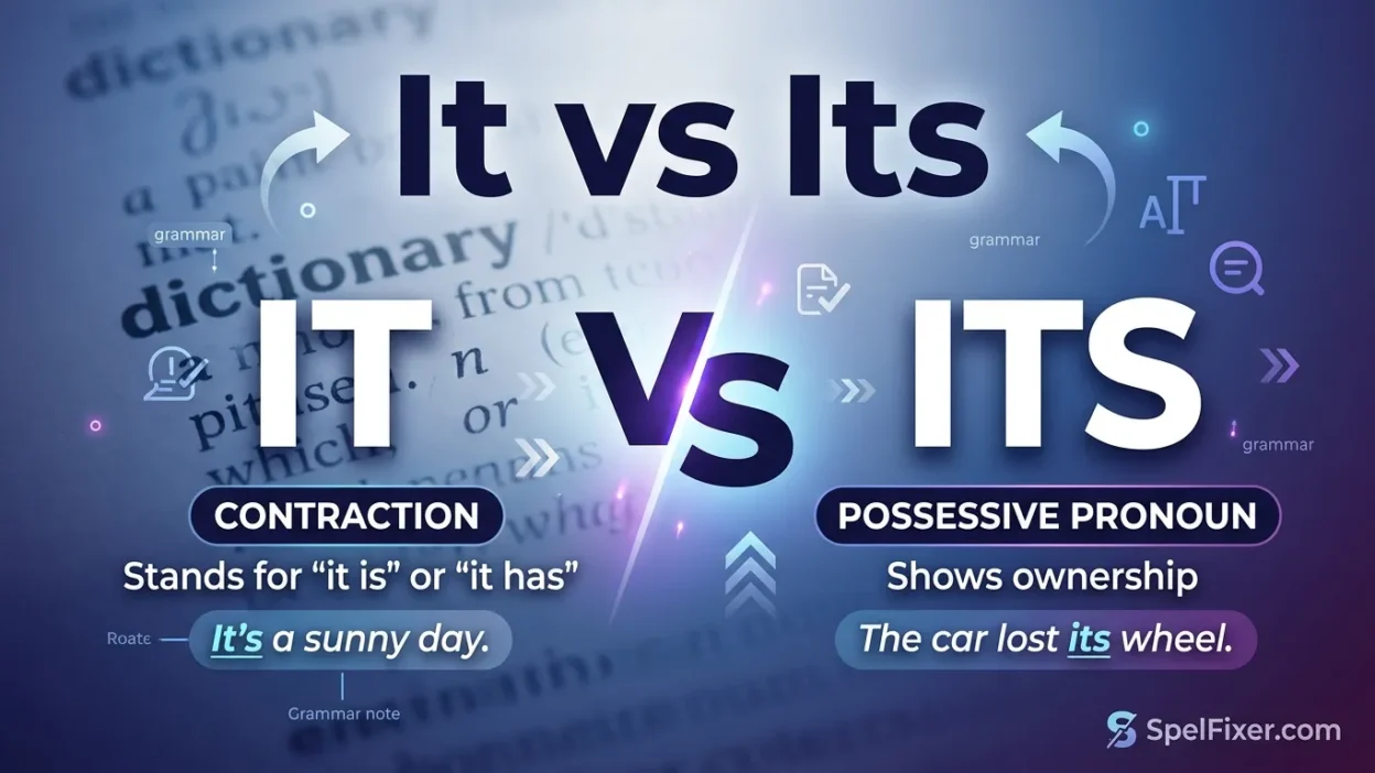 It vs Its