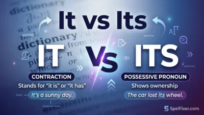 It vs Its