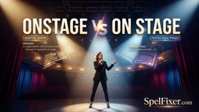 Onstage vs On Stage