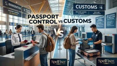 Passport Control vs Customs