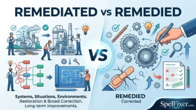 Remediated vs Remedied