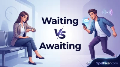 Waiting vs Awaiting