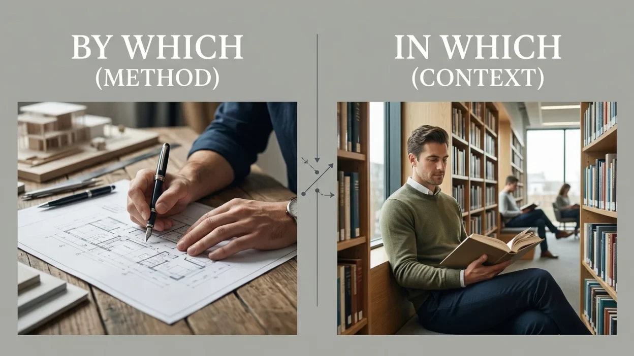 By Which vs. In Which