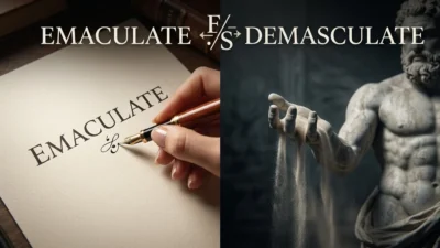 Emaculate vs Demasculate