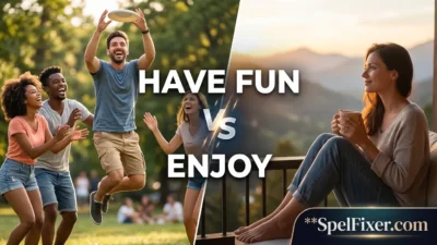 Have Fun vs Enjoy