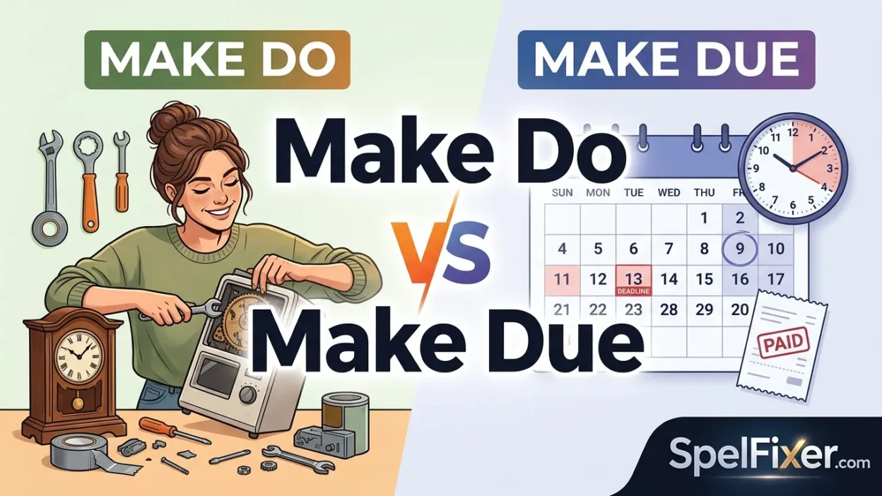 Make Do vs Make Due