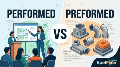 Performed vs Preformed