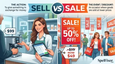 Sell vs Sale