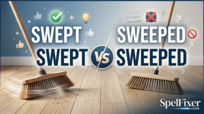Swept vs Sweeped